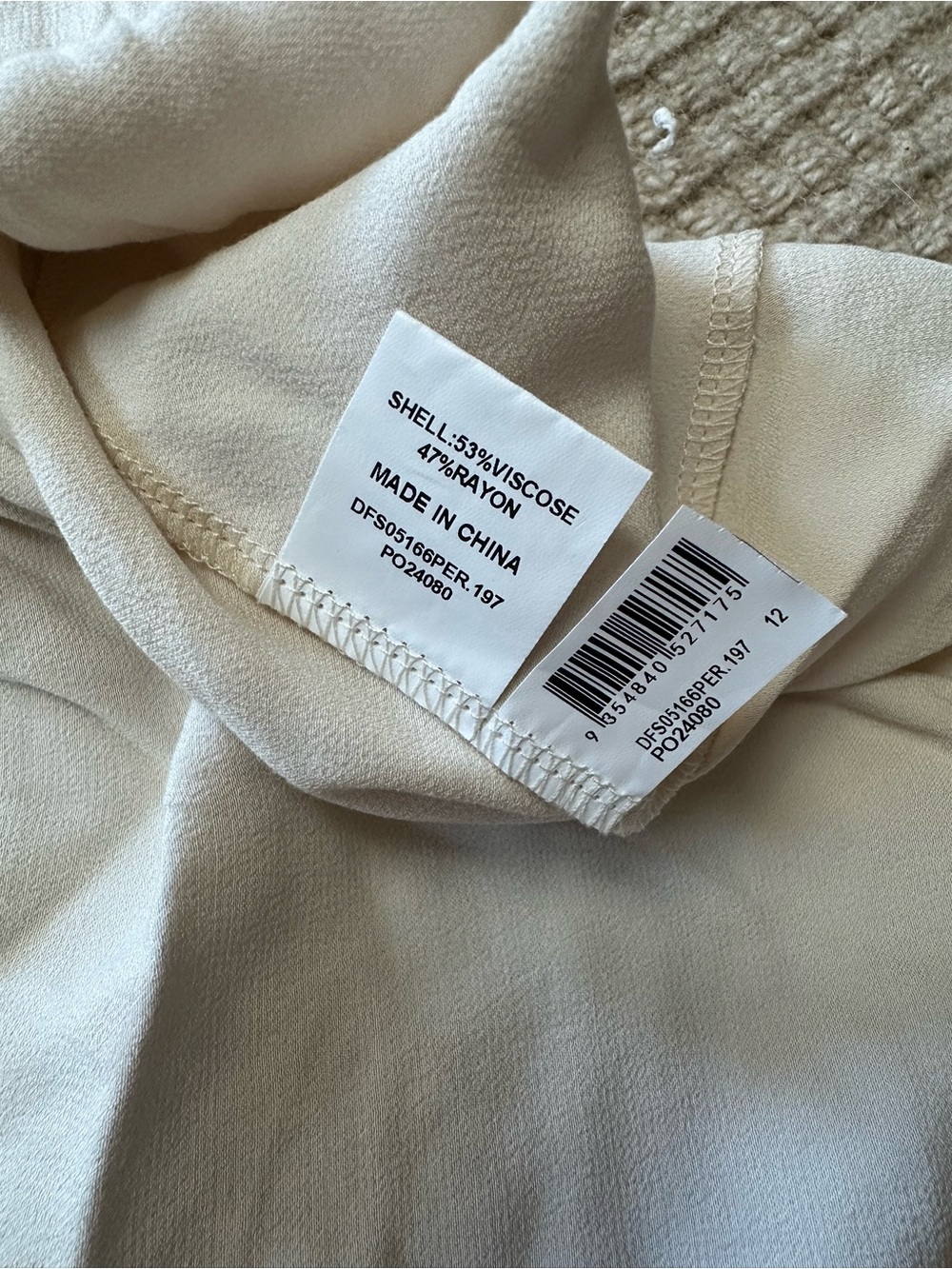 Dissh Cream Drawstring Satin Maxi Skirt Sz 8 - Picture 4 of 5